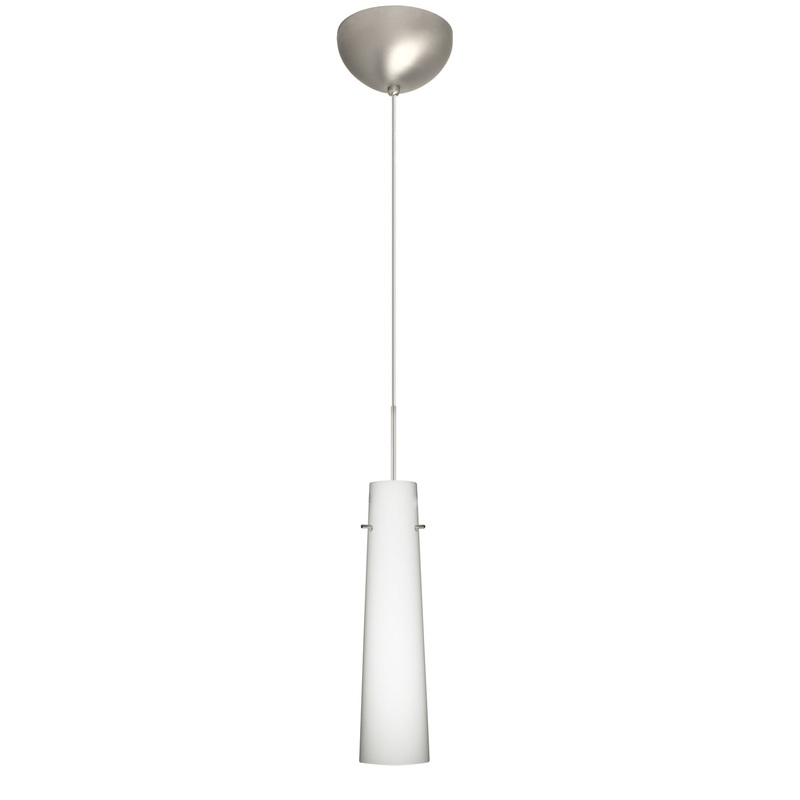 Besa 1XC-567407-LED-SN Camino One Light Pendant Nickel (Discontinued)