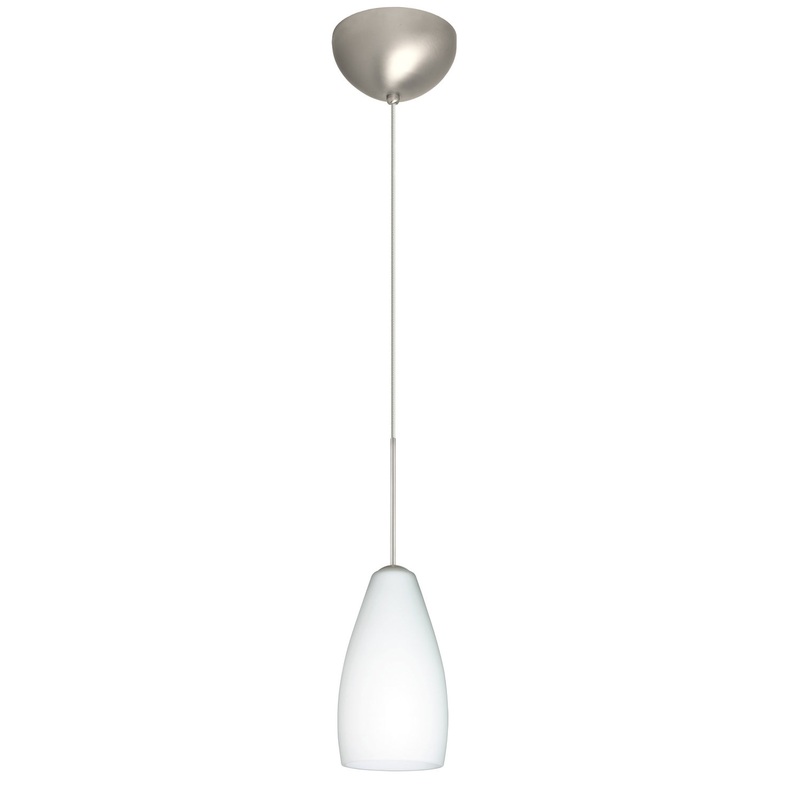 Besa 1XC-719807-SN Karli One Light Pendant Satin Nickel