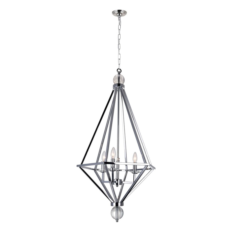 Calista Chandelier Chrome