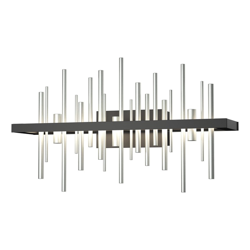 Cityscape LED Sconce Black Vintage Platinum