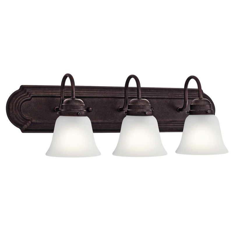 Kichler 5337TZS Three Light Bath, Tannery Bronze