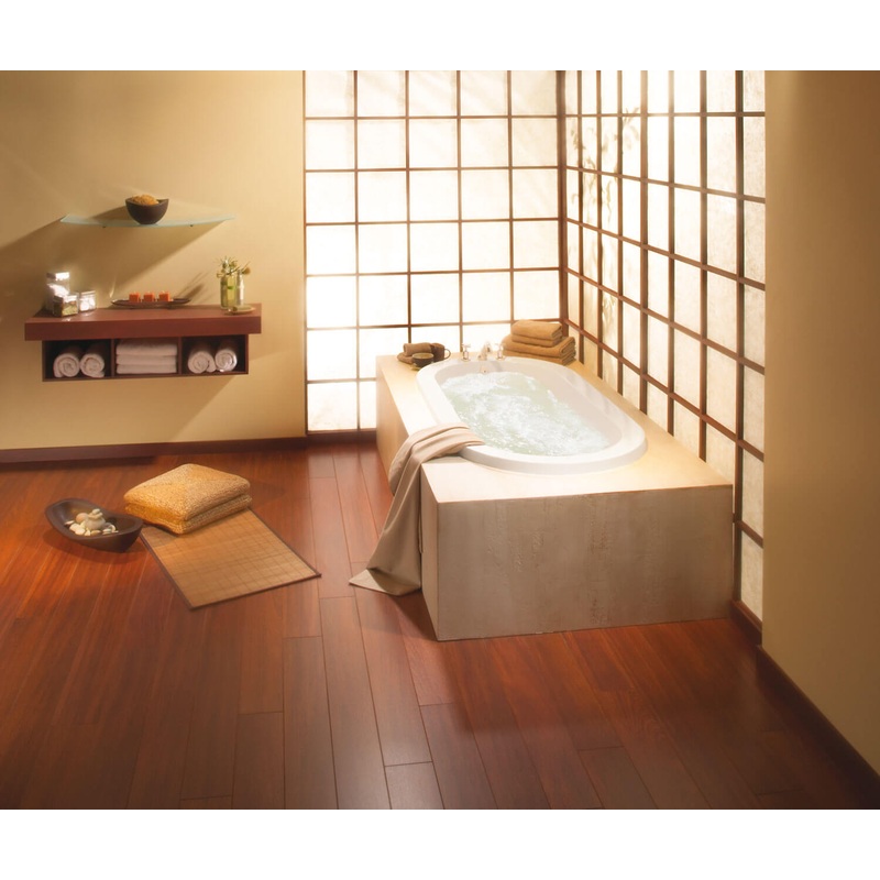 MAAX 102788-054-001-100 Aigo 72 x 36 Acrylic Undermount End Drain Hydrofeel Bathtub in White
