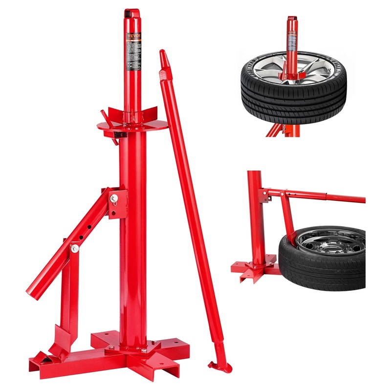 VEVOR Manual Tire Changer, Portable Hand Bead Breaker Mounting Tool for 203 – 406 mm Tires, Compatible with Car Truck Trailer, Tire Mounting Machine for Home Garage Small Auto Shop