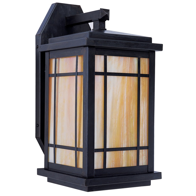 Arroyo AVB-8GW-BZ Avenue One Light Wall Mount Bronze