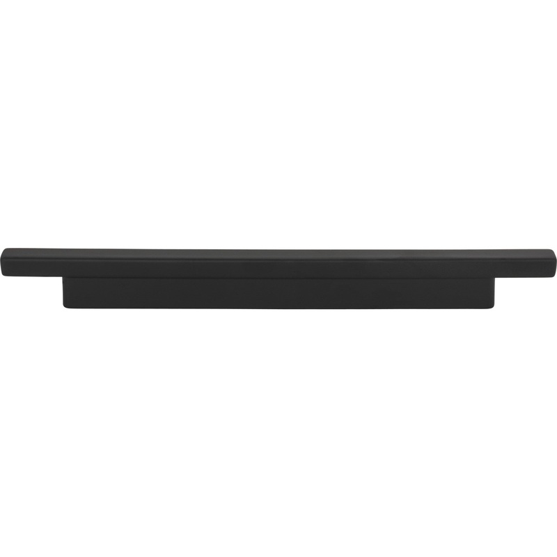 Atlas Homewares Tom Tom Pull 6 5/16 Inch (c-c)  7 9/16 Inch Matte Black