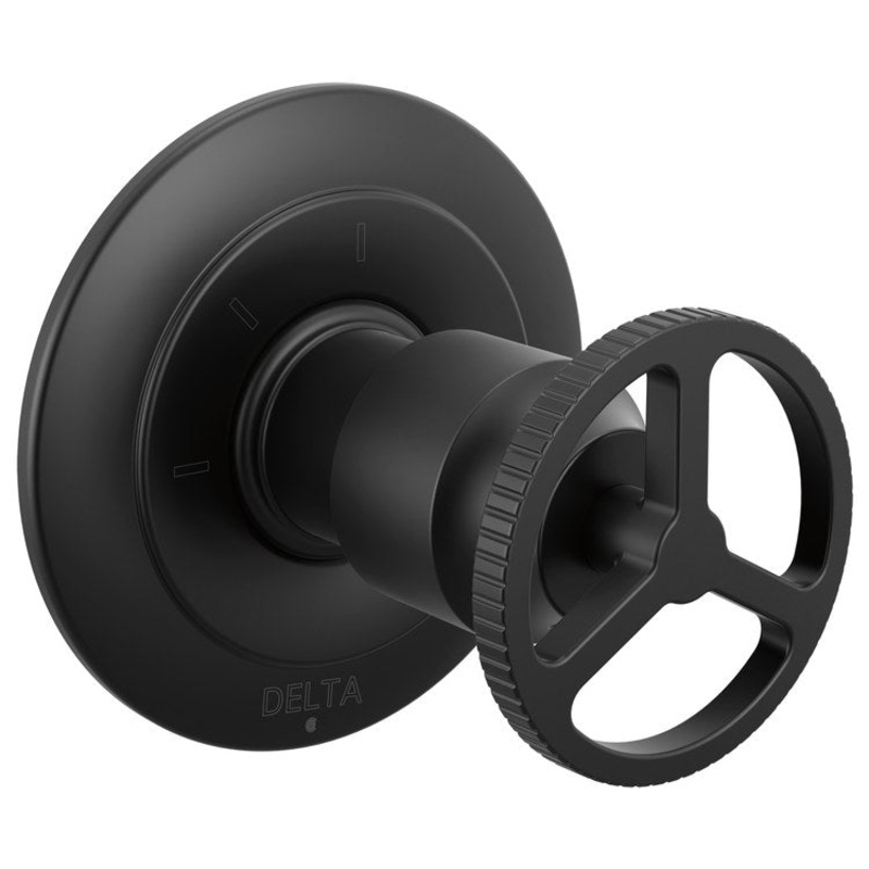 Diverter Trim Trinsic 3 Functions Matte Black 1 Wheel ADA for Rough-In R11000