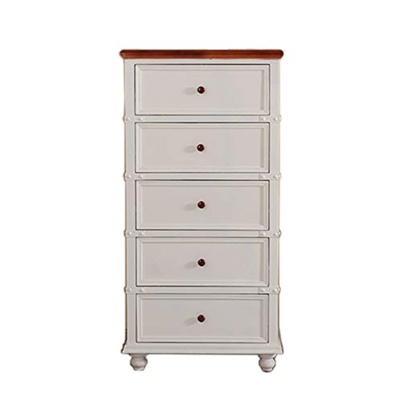 Heqianqian Cassettiera A Credenza Grande capacit Nordic in Legno Massiccio Cassettiera Governo di immagazzinaggio del cassetto di immagazzinaggio Bianco Camera Mobili per Camera da Letto