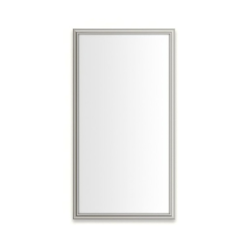 Medicine Cabinet Main Line 16 x 30 Inch 1 Doors Framed Mirror Polished Nickel Flat Top Rosemont Frame Slow Close Hinges 4 Inch