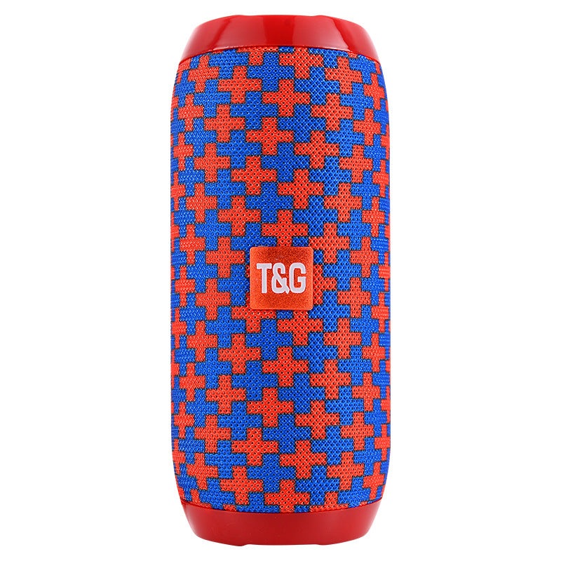 Red (cross red) Portable Bluetooth Speaker – HiFi 360 Degree Audio Wireless Mini Speaker, Support Hands-free Calling