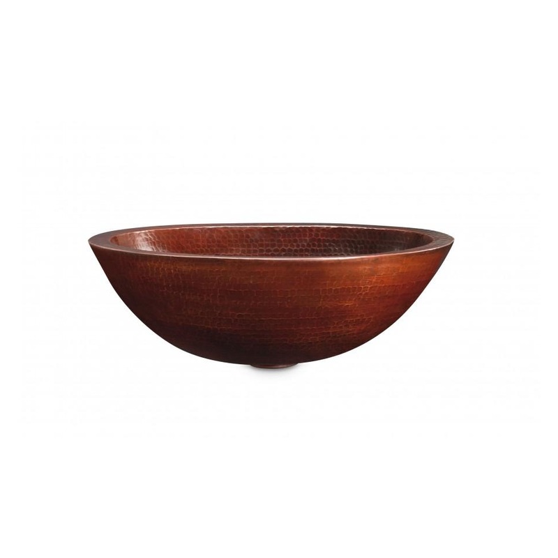 Thompson Traders Hammered Prana Black Copper Bath Sink Altamira PBC Aged Copper (Showroom Display for Sale)