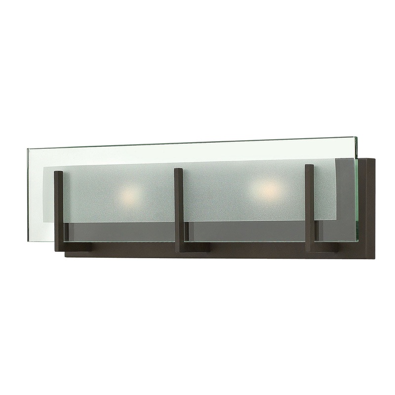 Two Light Bath from the Latitude Collection in Oil Rubbed Bronze Finish by Hinkley