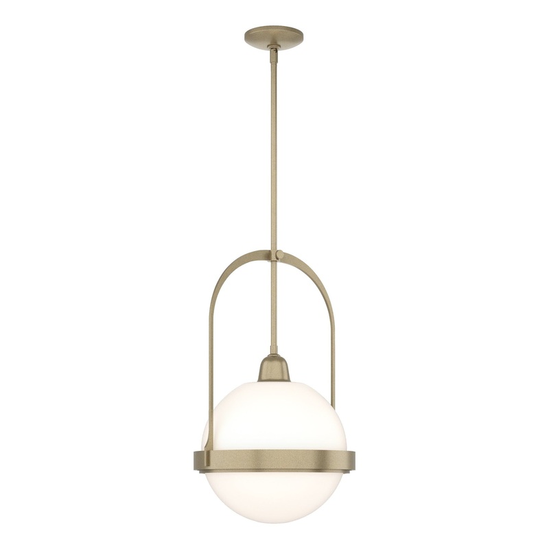 Atlas Pendant Soft Gold Opal Glass (GG)