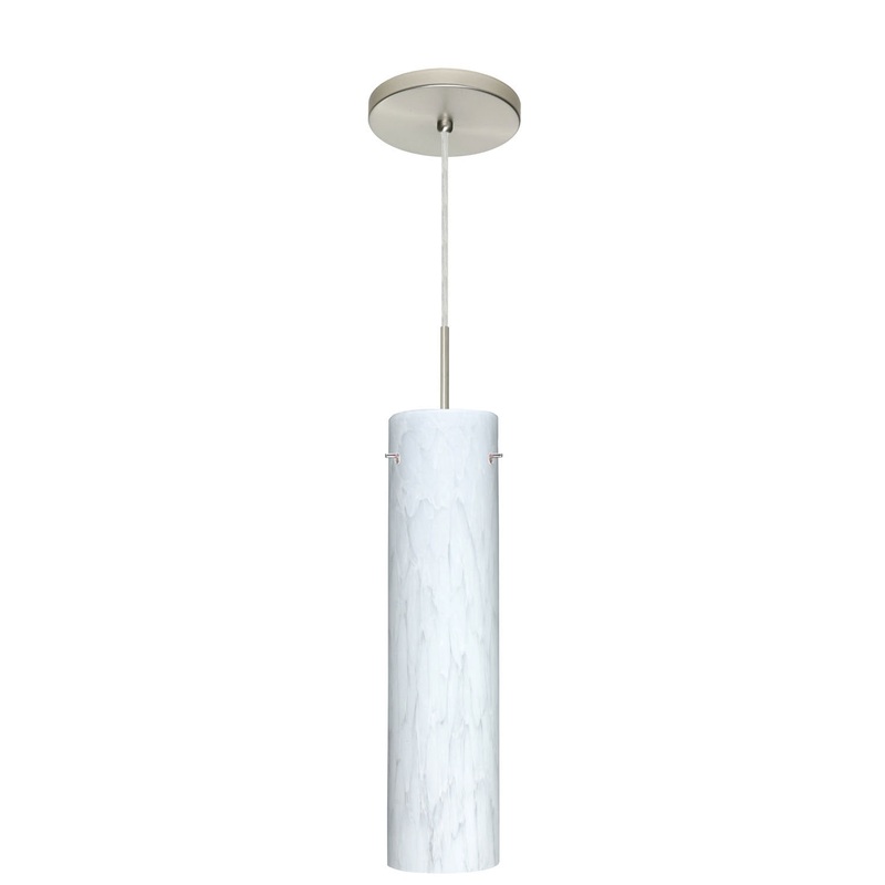 Besa 1JT-722419-SN Stilo One Light Pendant Satin Nickel