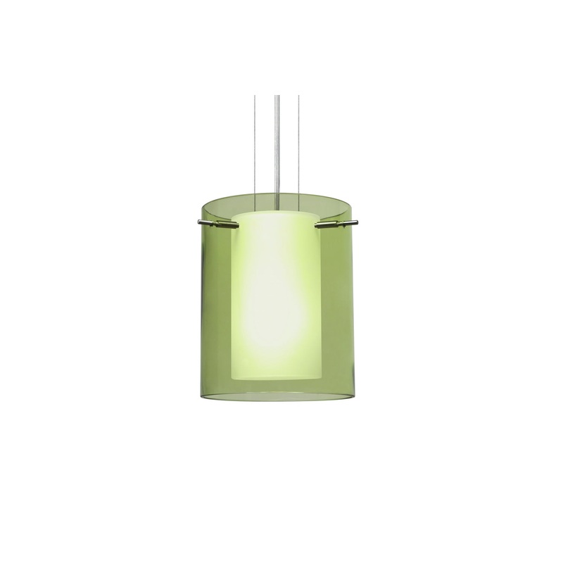 Besa 1KG-L00607-SN Pahu One Light Pendant Satin Nickel