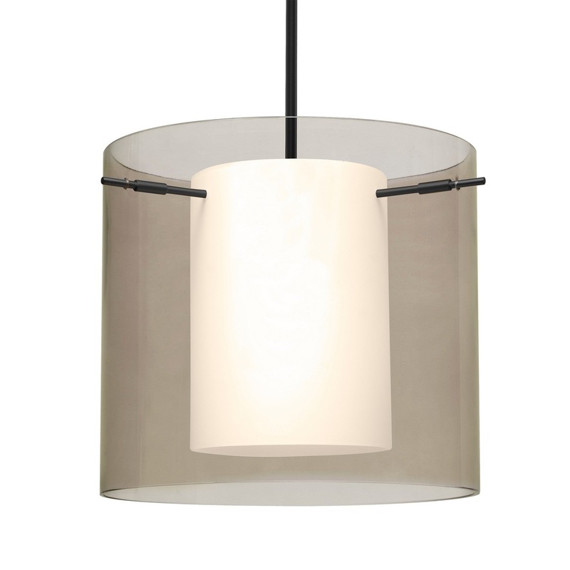 Besa 1TT-S18407-LED-BK Besa Pahu 12 Stem Pendant LED Pendant Black