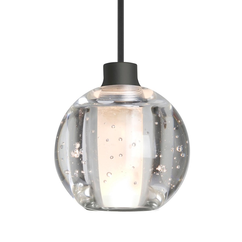 Besa 1XC-BOCA5BB-BK Besa Boca 5 Pendant One Light Pendant Black