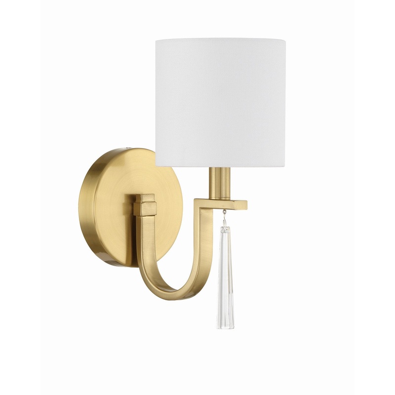 Craftmade 58261-SB Fortuna One Light Wall Sconce Satin Brass