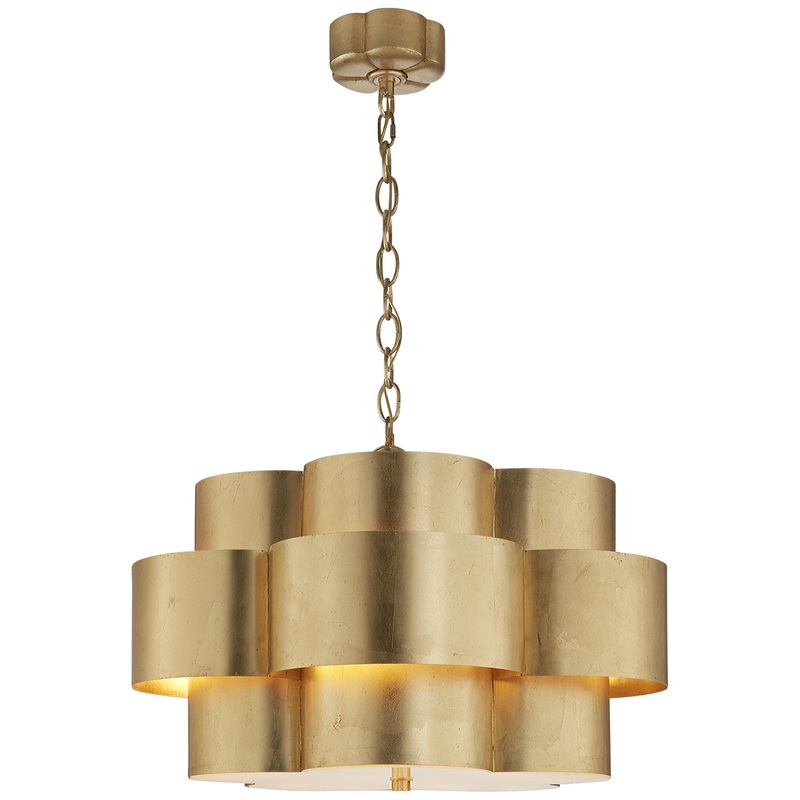 Five Light Pendant from the Arabelle Collection in Gild Finish by Visual Comfort Signature