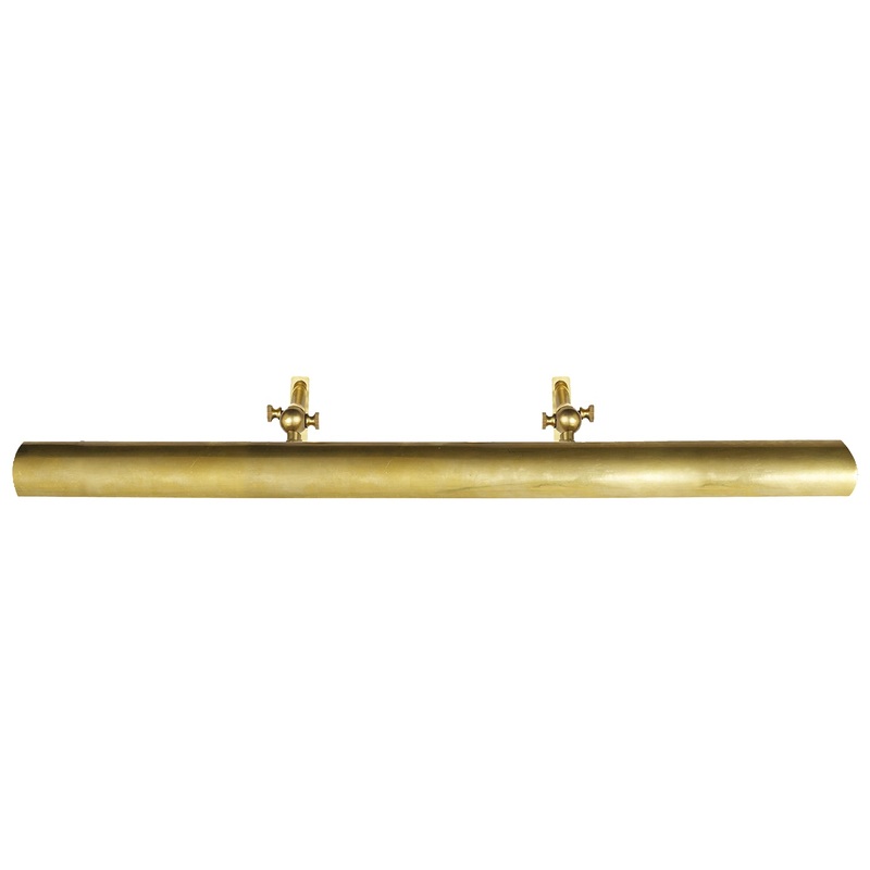 Four Light Picture Light from the Frame Makers Collection in Hand-Rubbed Antique Brass Finish by Visual Comfort Signature