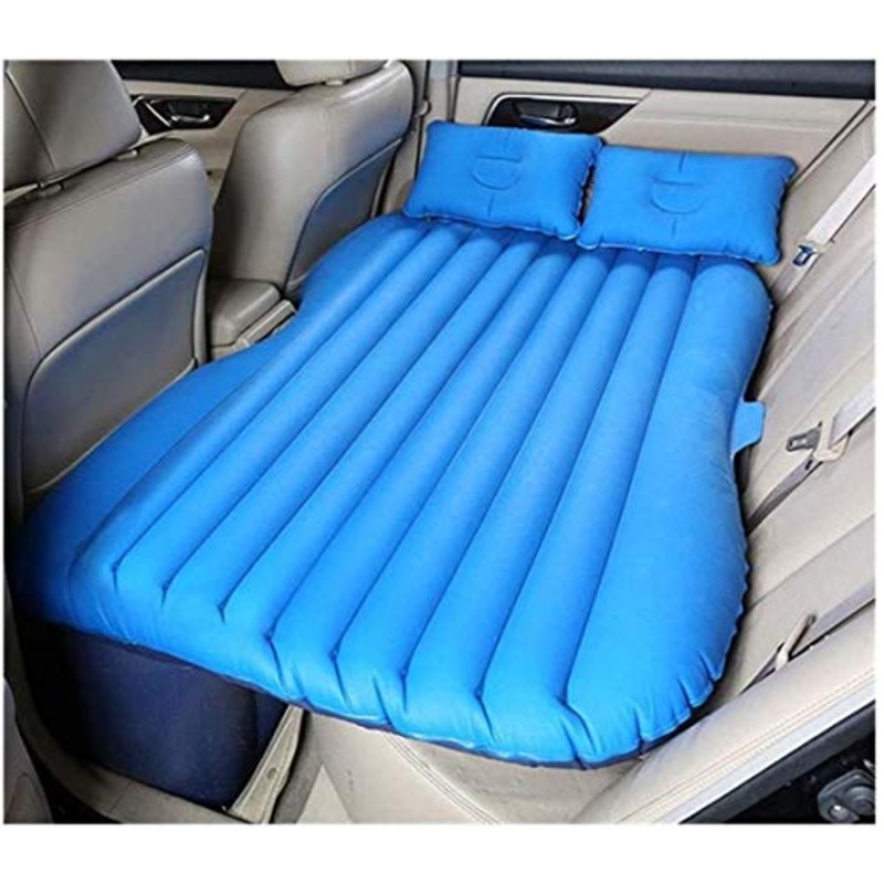 HongLianRiven Lettino da Viaggio Lettino da Viaggio Aereo Divano, Auto Gonfiabile Letto Matrimoniale Letto Cuscino Car Air Cushion Viaggio Sacco a Pelo 5-21 (Color : Blue)
