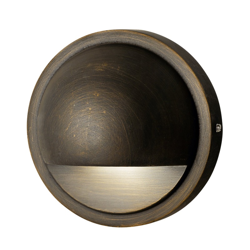 Kichler 15764CBR30 LED Deck Light, Centennial Brass