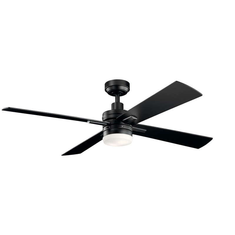 Kichler 330140SBK 52″ Ceiling Fan, Satin Black