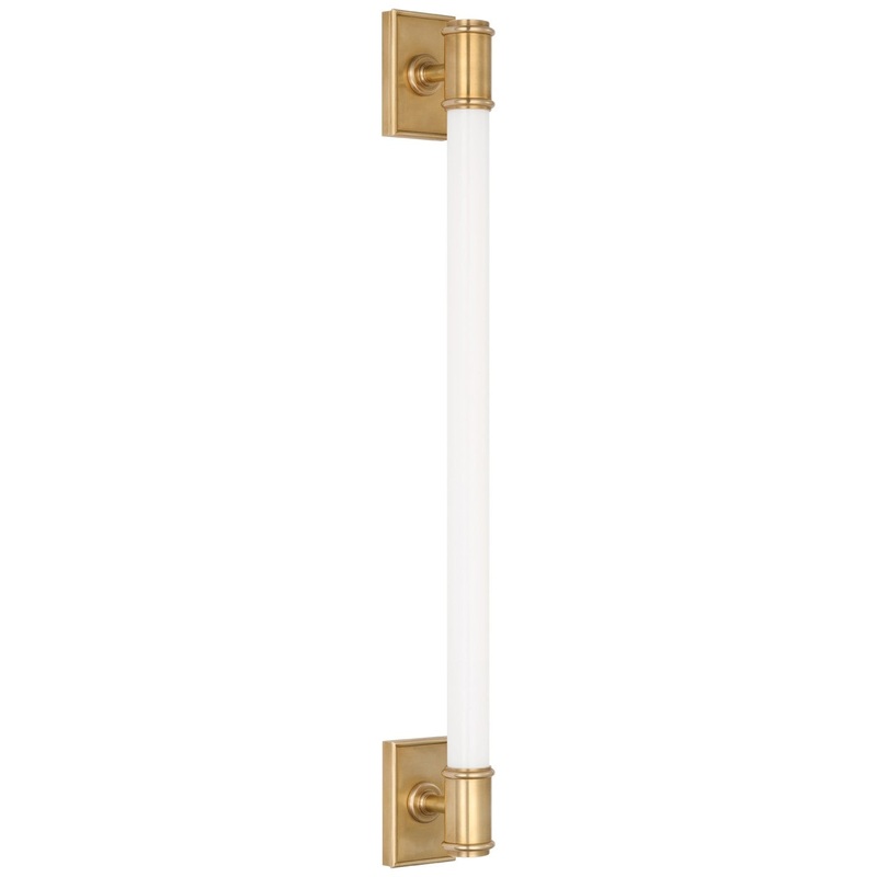LED Bath Light from the Owen Collection in Antique-Burnished Brass Finish by Visual Comfort Signature