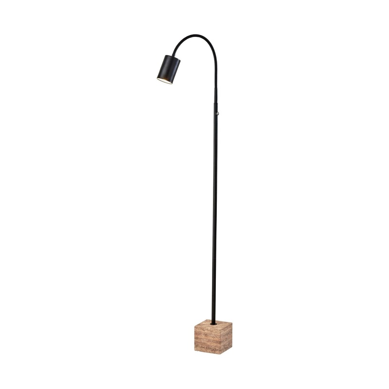 Rutherford LED Floor Lamp Black