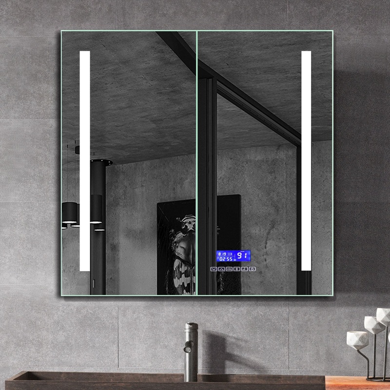 26″ x 30″ Double Door LED Light Bluetooth Medicine Cabinet