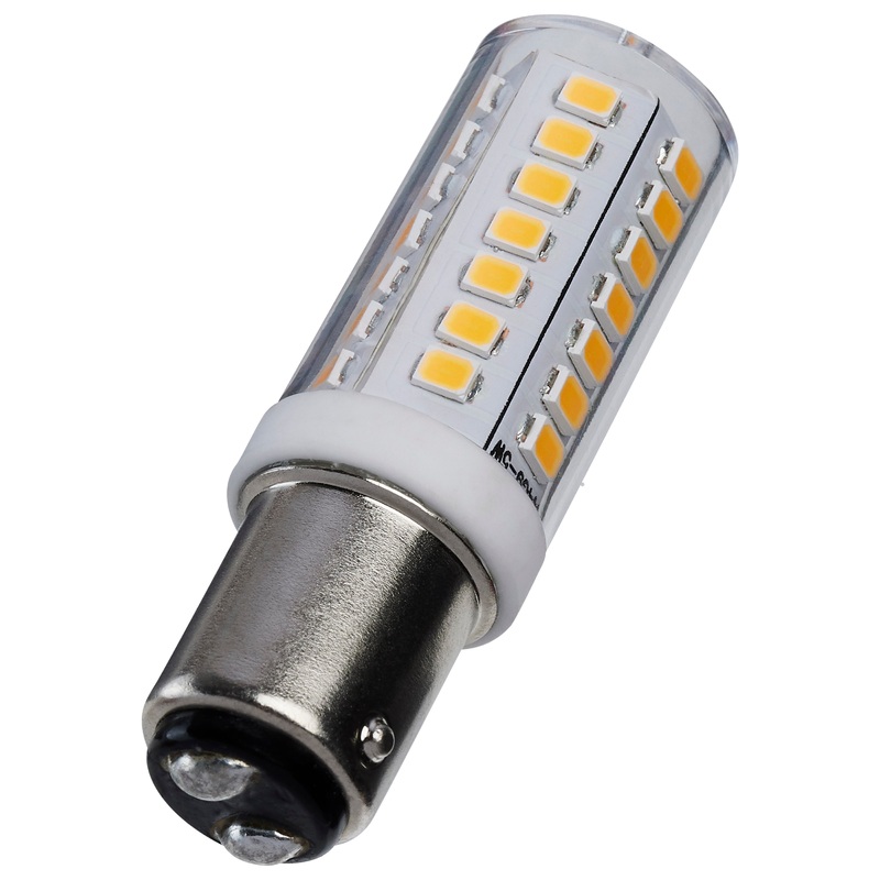 5 Watt T6 LED – Clear Finish – DC Base – 3000K – 120 Volt Light Bulb by Satco