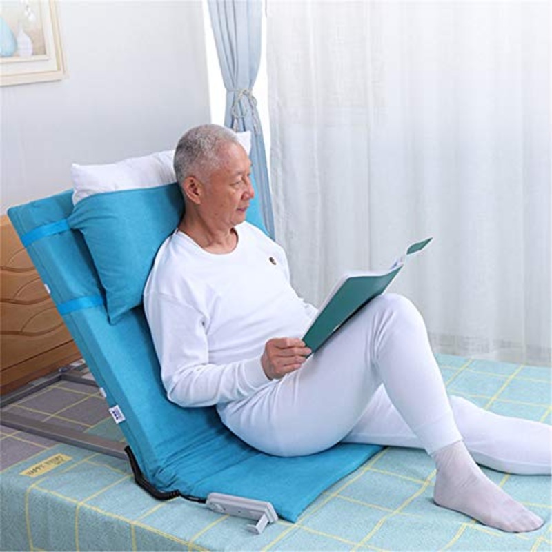 ANYURAN Supporto Regolabile Elettrico Sit-Up Back Stand Assist per Anziani, Schienale per Letto con Sollevamento Elettrico per Collo Ortopedico Supporto Lombare Supporto per Letto Wedge