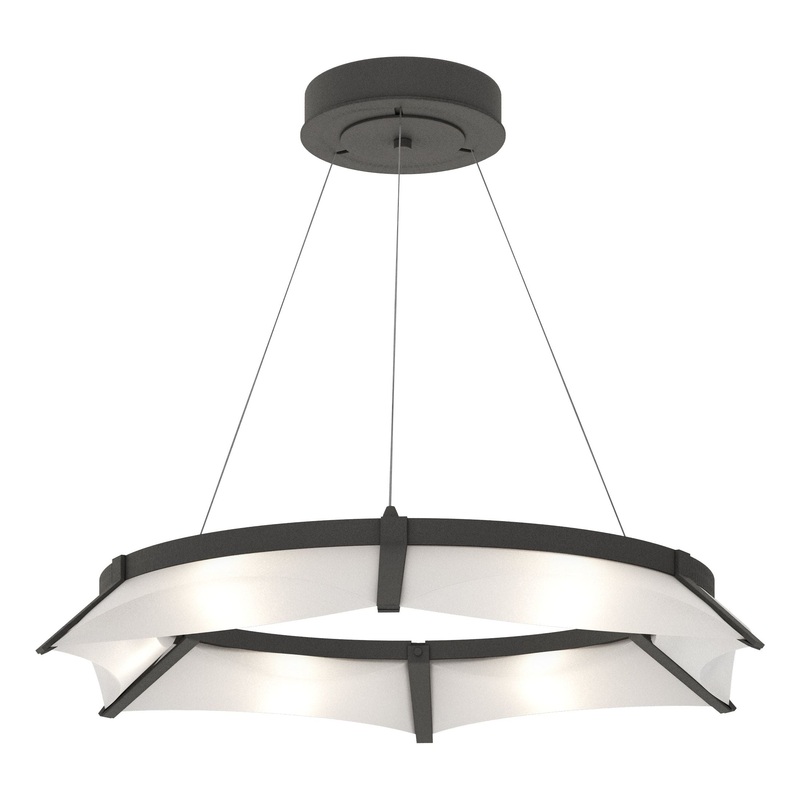 Bento LED Pendant Natural Iron