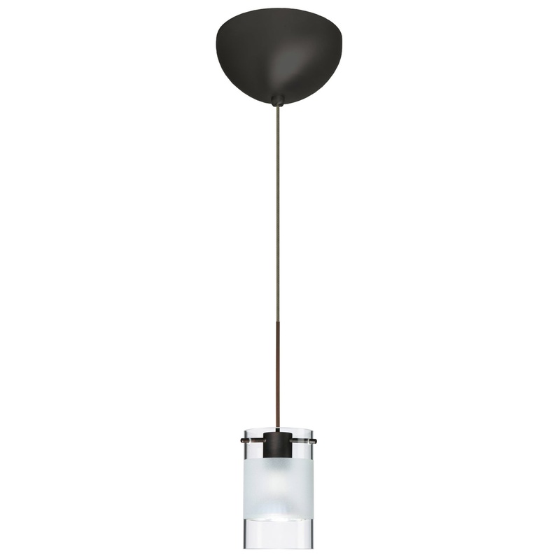 Besa 1XC-6524EC-BR Scope One Light Pendant Bronze