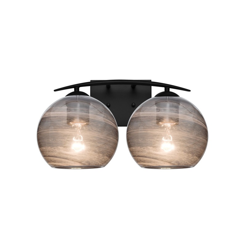 Besa 2WC-JILLYSM-EDIL-BK Besa Jilly Vanity LED Wall Sconce Black