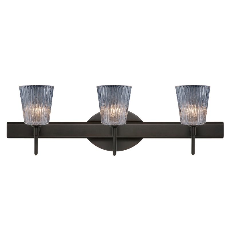 Besa 3SW-512500-BR Nico Three Light Wall Sconce Bronze