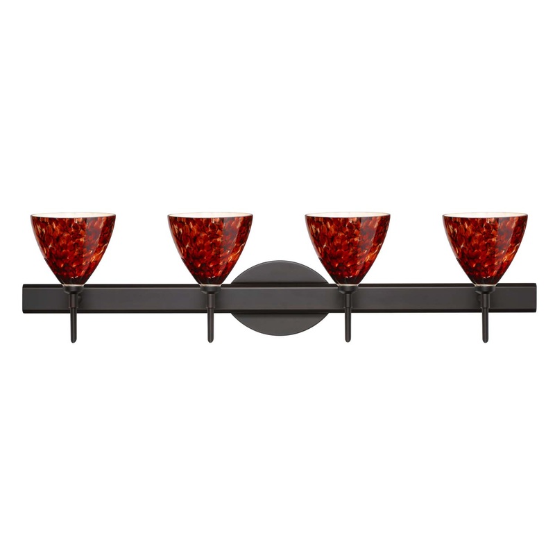 Besa 4SW-177941-BR Mia Four Light Wall Sconce Bronze (Discontinued)