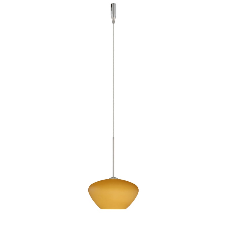 Besa RXP-541080-SN Peri One Light Pendant Satin Nickel