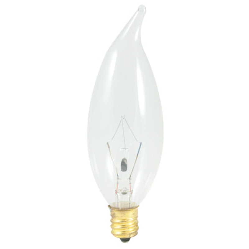 Bulbrite 403025 Flame Light Bulb Clear