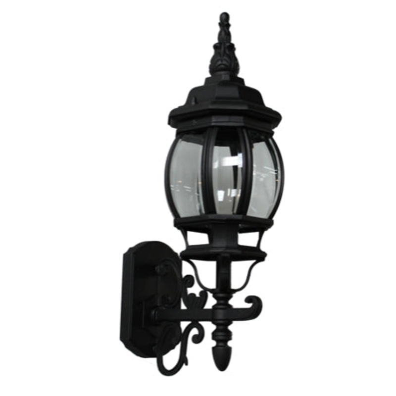 Classico Outdoor Wall Light – Black / 20.00