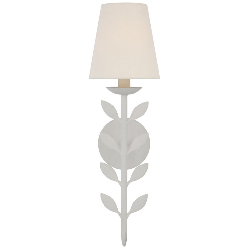 LED Wall Sconce from the Avery Collection in Plaster White Finish by Visual Comfort Signature