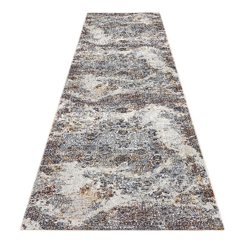 Luxe Vintage Textured Rug – Light Grey – 120×170