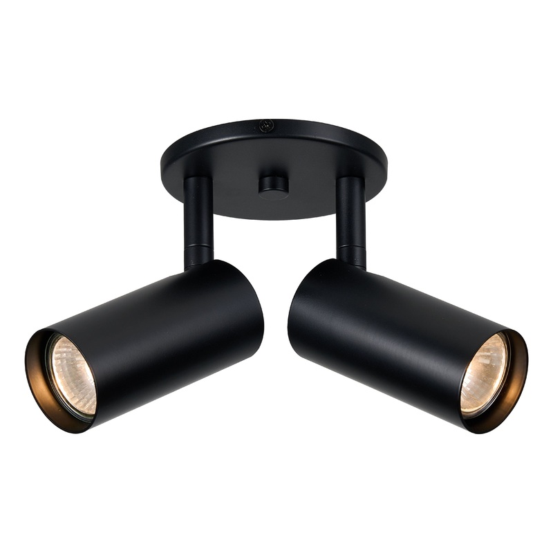 Stanly 2-Light Spot Light Matte Black