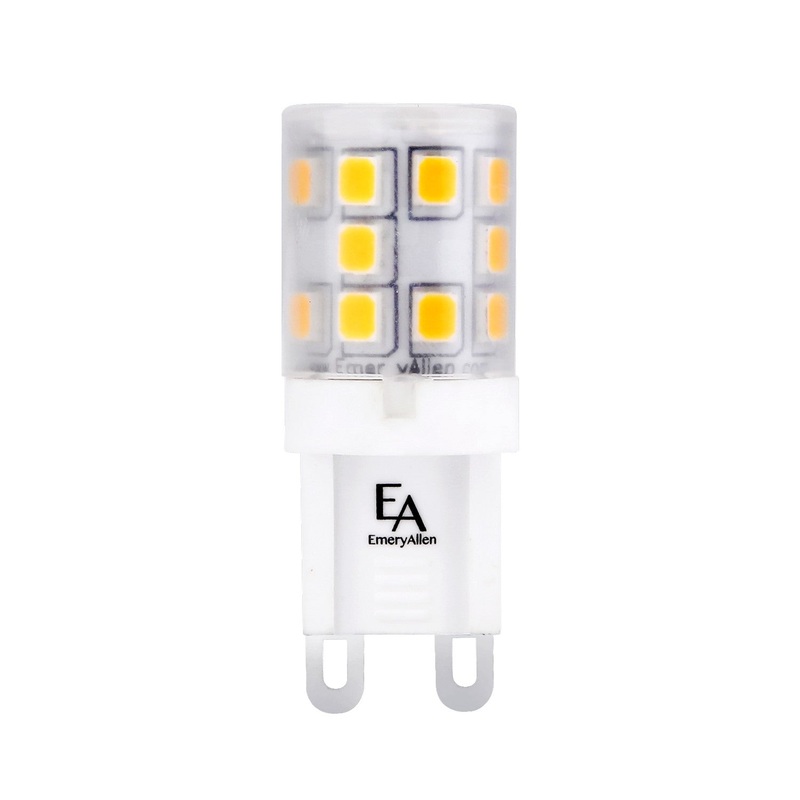 2.50 Watt LED LED, 250  Lumens, G9 Bi Pin base, 120 Volt Light Bulb by Emery Allen