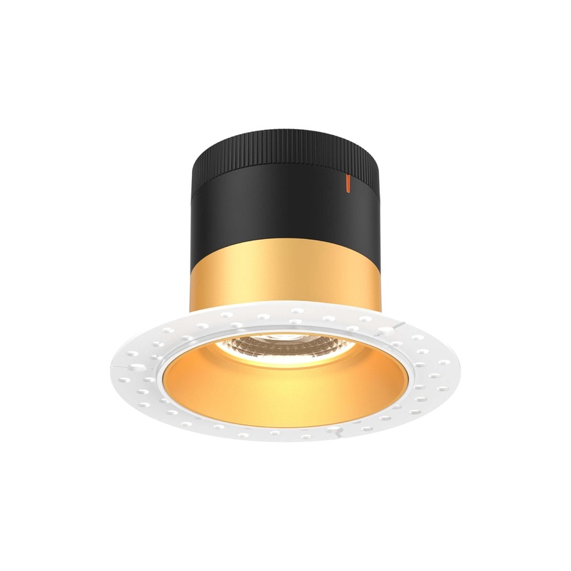 4″ Modular Downlight Gold (Trimless) 20 Degrees Regressed