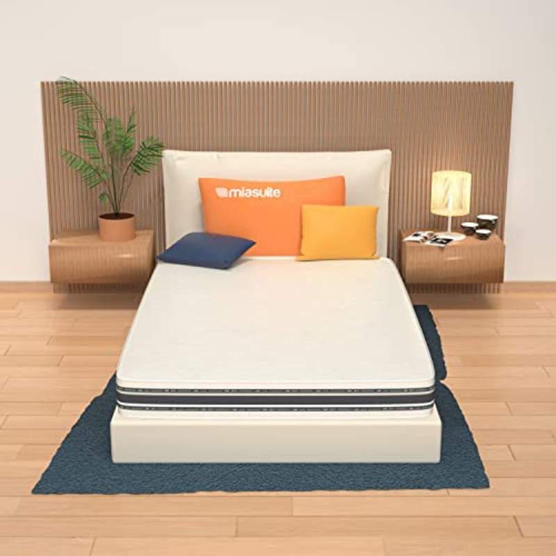 AILIME SRL Materasso Memory Foam Una Piazza E Mezza 120X190 Alto 22 CM Ortopedico con Dispositivo Medico SOMMO