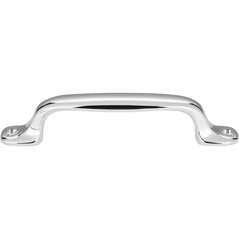 Atlas Homewares Ergo Pull 3 3/4 Inch (c-c) Polished Chrome