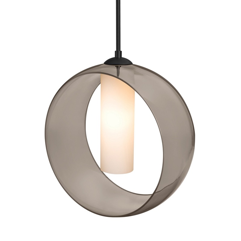 Besa 1JT-PLATOSM-BK Besa Plato Pendant One Light Pendant Black