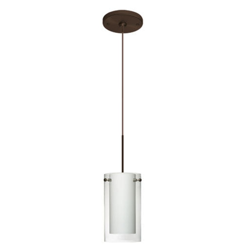 Besa 1XP-C44007-BR Pahu One Light Pendant Bronze (Discontinued)