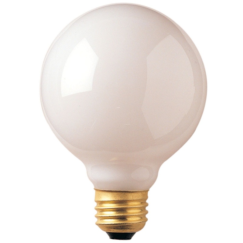 Bulbrite 340025 Globe Light Bulb White