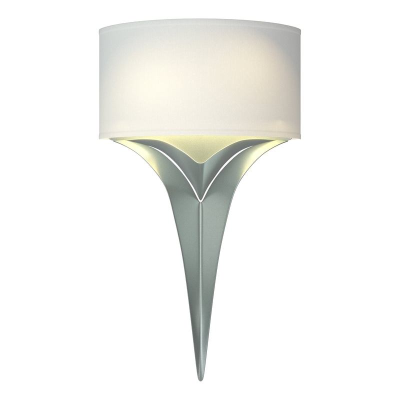 Calla Sconce Vintage Platinum Flax Shade (SE)
